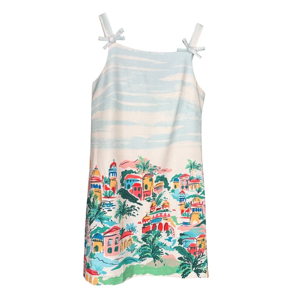 Eliza J Scenic Print Sundress 10 NWT